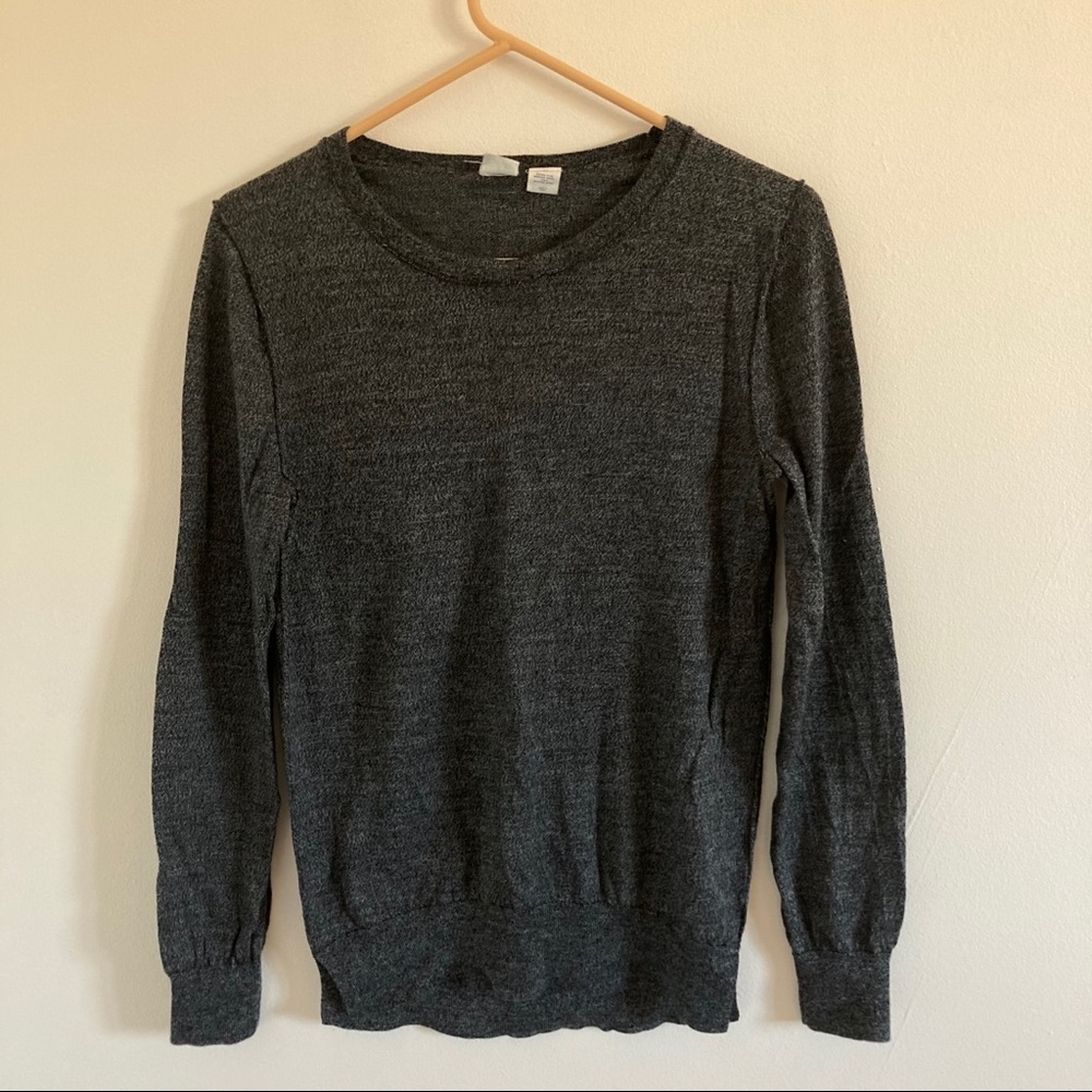 gap dark grey sweater